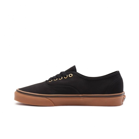 SOLD Vans Black & Gum Authentic Skate Sneakers - Picture 4 of 10